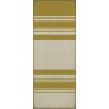 Pattern 50 Organic Stripes Yellow and White 36x90 Vintage Vinyl Floorcloth