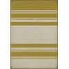 Pattern 50 Organic Stripes Yellow and White 70x102 Vintage Vinyl Floorcloth