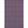 Pattern 51 I Shall Wear Purple 38x56 Vintage Vinyl Floorcloth