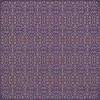 Pattern 51 I Shall Wear Purple 48x48 Vintage Vinyl Floorcloth