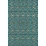 Pattern 51 the Color of Time 24x36 Vintage Vinyl Floorcloth