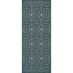 Pattern 51 the Color of Time 36x90 Vintage Vinyl Floorcloth