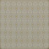 Pattern 51 the Fair and Debonair 60x60 Vintage Vinyl Floorcloth