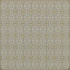 Pattern 51 the Fair and Debonair 72x72 Vintage Vinyl Floorcloth