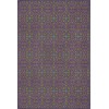 Pattern 51 the Souls of Good Violets 24x36 Vintage Vinyl Floorcloth