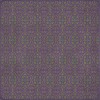 Pattern 51 the Souls of Good Violets 60x60 Vintage Vinyl Floorcloth