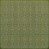 Pattern 51 the Spring of Hope 48x48 Vintage Vinyl Floorcloth