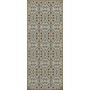 Pattern 51 There is only the Dance 36x90 Vintage Vinyl Floorcloth