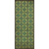 Pattern 54 All Systems Go 36x90 Vintage Vinyl Floorcloth