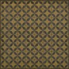 Pattern 54 Cosmic Ray 96x96 Vintage Vinyl Floorcloth