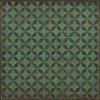 Pattern 54 Draco 120x120 Vintage Vinyl Floorcloth