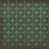 Pattern 54 Draco 60x60 Vintage Vinyl Floorcloth