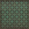 Pattern 54 Draco 72x72 Vintage Vinyl Floorcloth