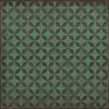 Pattern 54 Draco 96x96 Vintage Vinyl Floorcloth