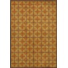 Pattern 54 Fireball 70x102 Vintage Vinyl Floorcloth