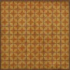 Pattern 54 Fireball 96x96 Vintage Vinyl Floorcloth