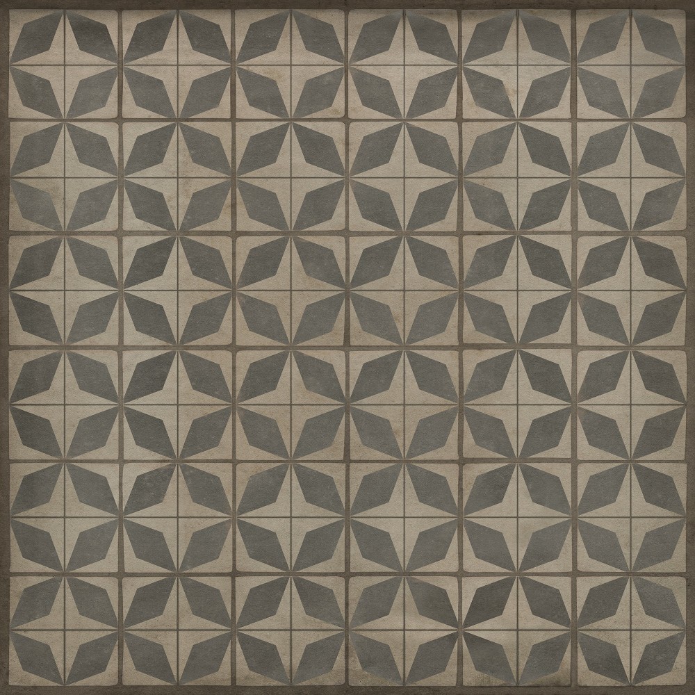 Pattern 54 Galactic 72x72 Vintage Vinyl Floorcloth