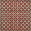 Pattern 54 Launch Pad 120x120 Vintage Vinyl Floorcloth