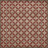 Pattern 54 Launch Pad 96x96 Vintage Vinyl Floorcloth