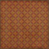 Pattern 54 Mars Rising 120x120 Vintage Vinyl Floorcloth