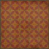 Pattern 54 Mars Rising 48x48 Vintage Vinyl Floorcloth