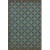 Pattern 54 Parallax 20x30 Vintage Vinyl Floorcloth