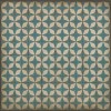 Pattern 54 Satellite 96x96 Vintage Vinyl Floorcloth