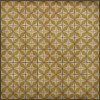 Pattern 54 Solar Panels 120x120 Vintage Vinyl Floorcloth