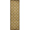 Pattern 54 Solar Panels 36x115 Vintage Vinyl Floorcloth