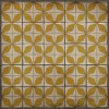 Pattern 54 Solar Panels 48x48 Vintage Vinyl Floorcloth