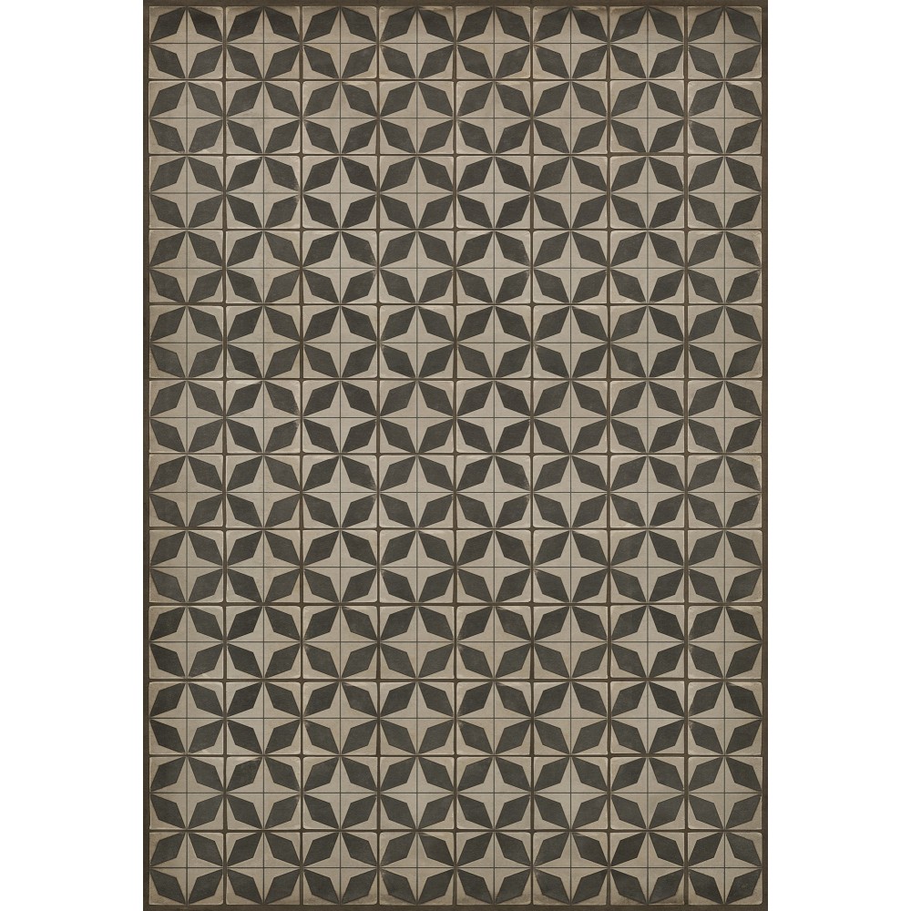 Pattern 54 Sputnik 96x140 Vintage Vinyl Floorcloth