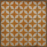 Pattern 54 Suprenova 36x36 Vintage Vinyl Floorcloth