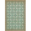 Pattern 55 As the Clouds Go By 24x36 Vintage Vinyl Floorcloth