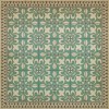 Pattern 55 As the Clouds Go By 36x36 Vintage Vinyl Floorcloth