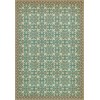 Pattern 55 As the Clouds Go By 70x102 Vintage Vinyl Floorcloth