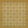 Pattern 55 Busy as a Bee 60x60 Vintage Vinyl Floorcloth
