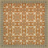 Pattern 55 The Heat of Summer 36x36 Vintage Vinyl Floorcloth