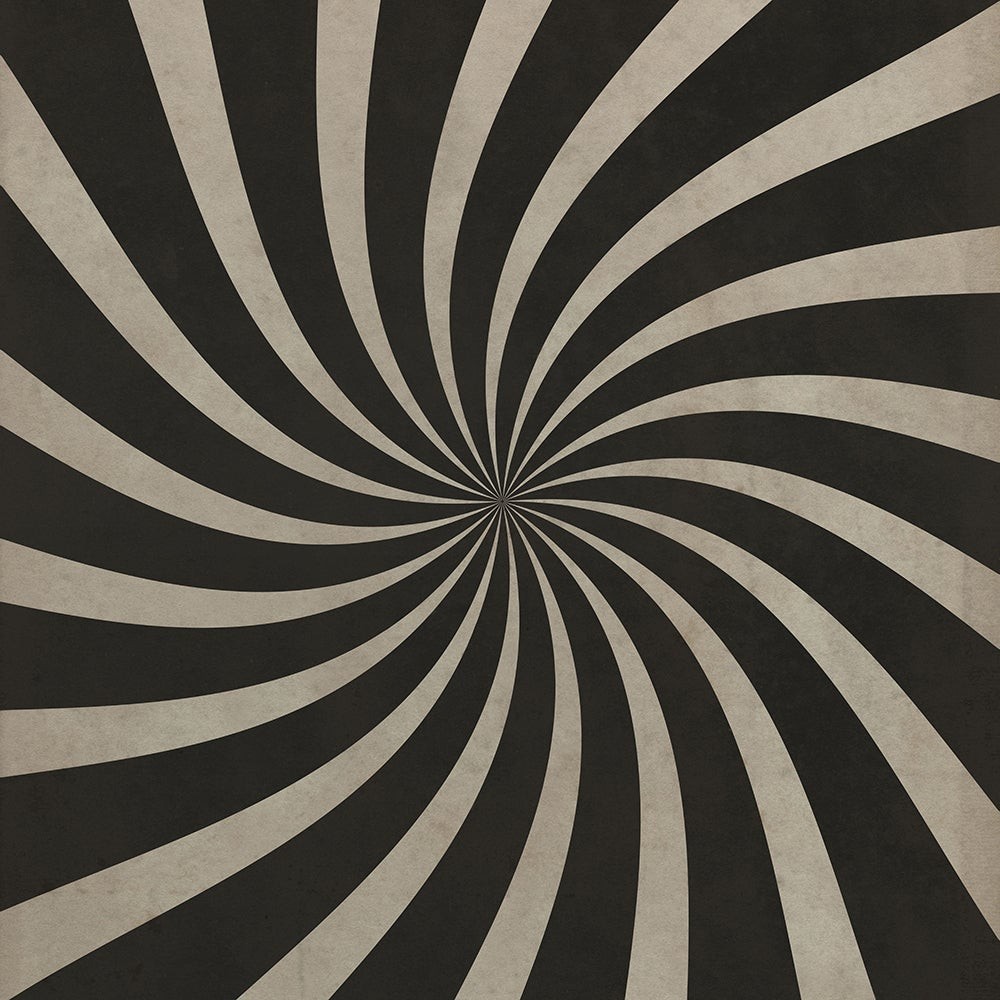 Pattern 59 Equilibrium 48x48 Vintage Vinyl Floorcloth