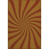 Pattern 59 Solar Flare 52x76 Vintage Vinyl Floorcloth