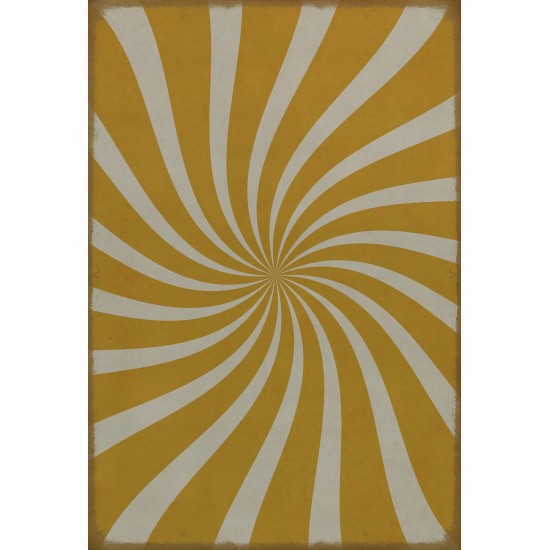 Pattern 59 Sunshine 38x56 Vintage Vinyl Floorcloth