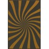 Pattern 59 Vertigo 120x175 Vintage Vinyl Floorcloth