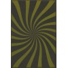 Pattern 59 Vortex 96x140 Vintage Vinyl Floorcloth