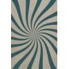 Pattern 59 Waterspout 24x36 Vintage Vinyl Floorcloth