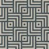 Pattern 60 Aftereffect 48x48 Vintage Vinyl Floorcloth