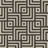 Pattern 60 Inversion 48x48 Vintage Vinyl Floorcloth