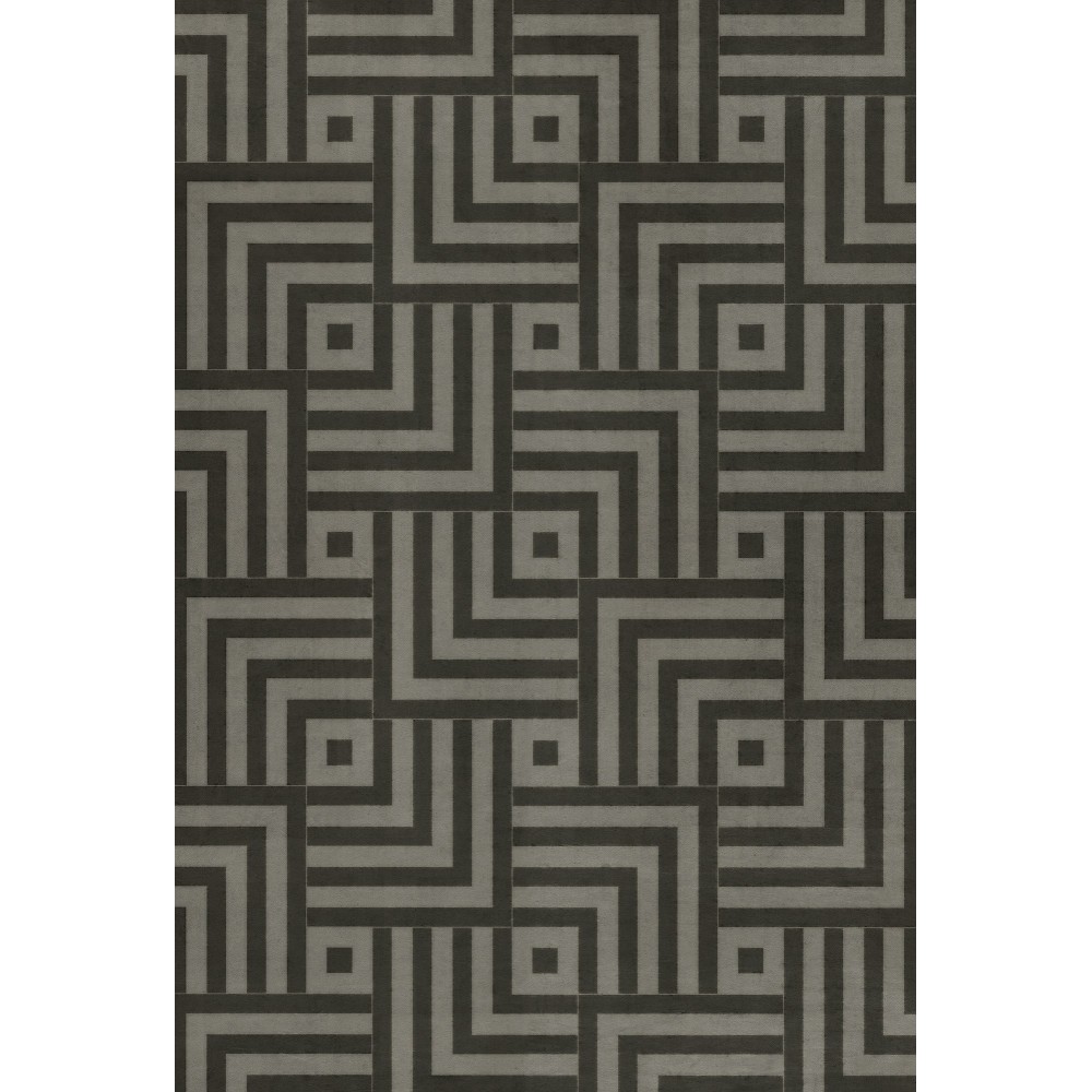 Pattern 60 Reverspective 38x56 Vintage Vinyl Floorcloth