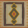 Pattern 61 Bohemian 72x72 Vintage Vinyl Floorcloth