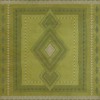 Pattern 61 Grassroots 36x36 Vintage Vinyl Floorcloth