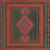 Pattern 61 Gypsy 72x72 Vintage Vinyl Floorcloth