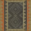 Pattern 62 Nomad 36x36 Vintage Vinyl Floorcloth